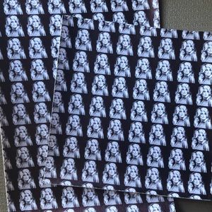 Dolly Parton faux leather sheets